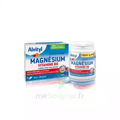 Alvityl Magnésium Vitamine B6 Libération Prolongée Comprimés Lp B/45 à Chaumontel